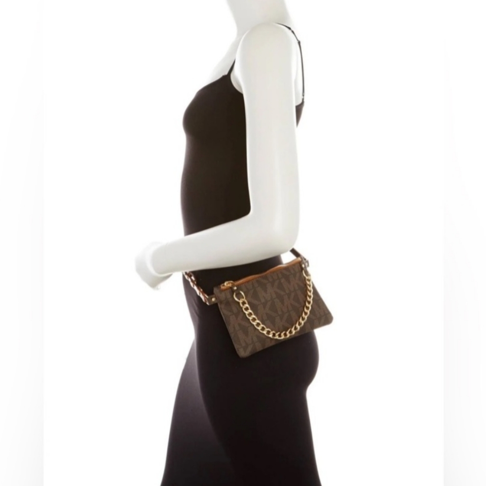 Michael Kors Brown Crossbody Bag Chic and Versatile - Picture 1 of 9
